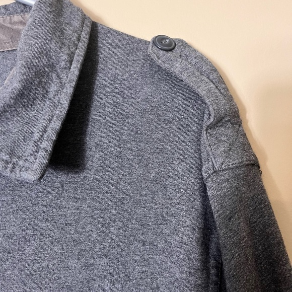 2 Men’s Vintage Old Navy Cotton Long Sleeve Collar Shoulder Tab Pocket Shirt XL - Picture 3 of 13